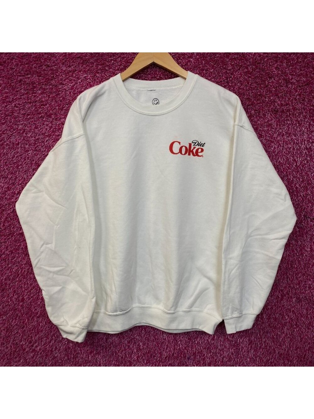 Diet Coke Graphic Crewneck Sweatshirt Small